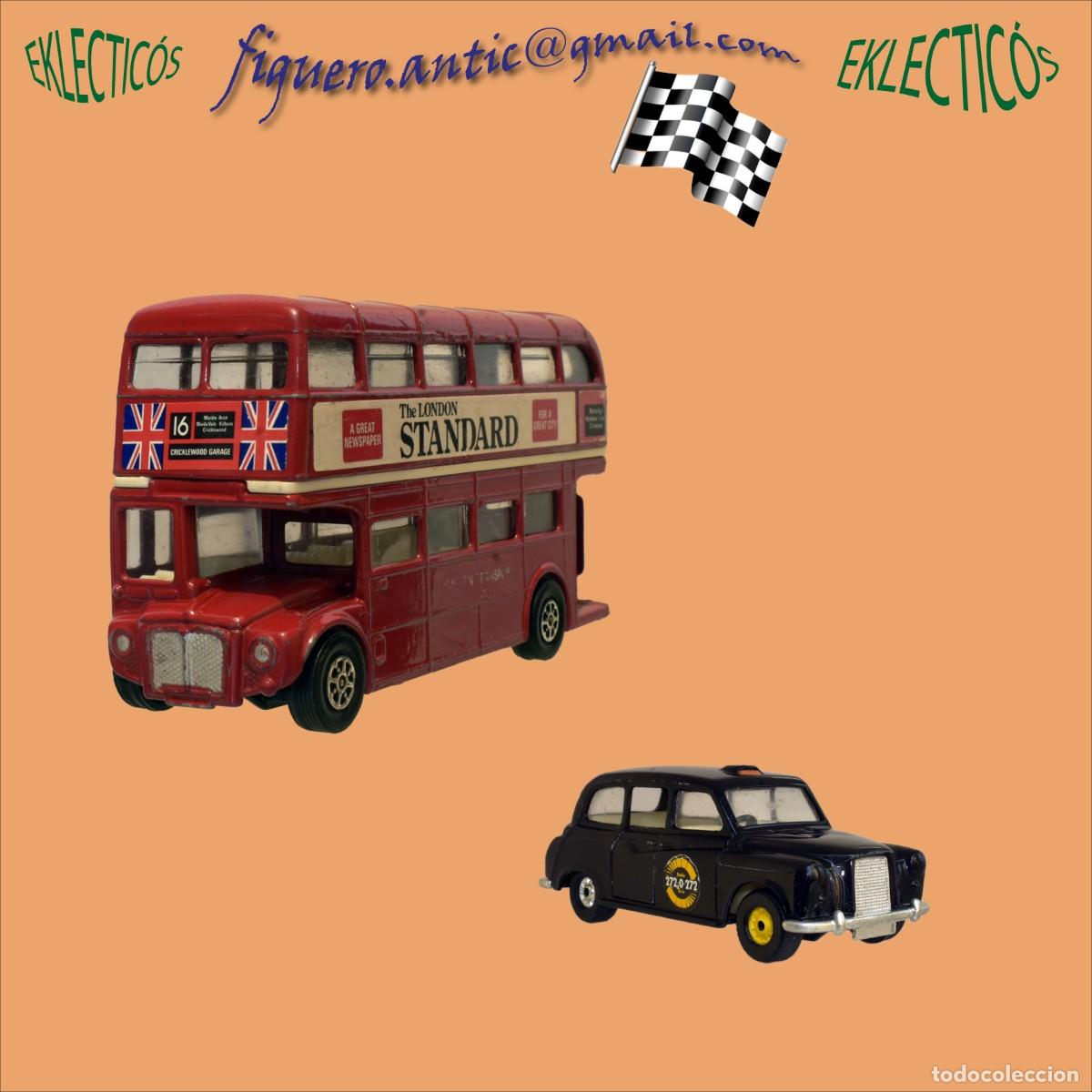 Model Cars: CONJUNTO. SET TRANSPORT LONDON. ROUTEMASTER. BUS-TAXI de CORGI