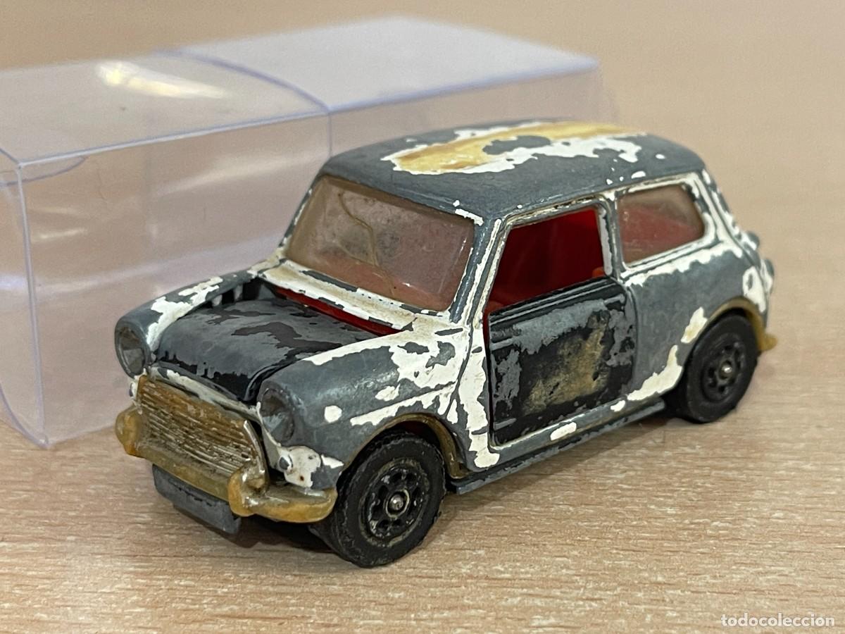 Model Cars: 13- Corgi Toys antiguo coche Whizzwheels BMC MINI COOPER 1:43 Made in Gt. Britain die-cast a&ntilde;os 70