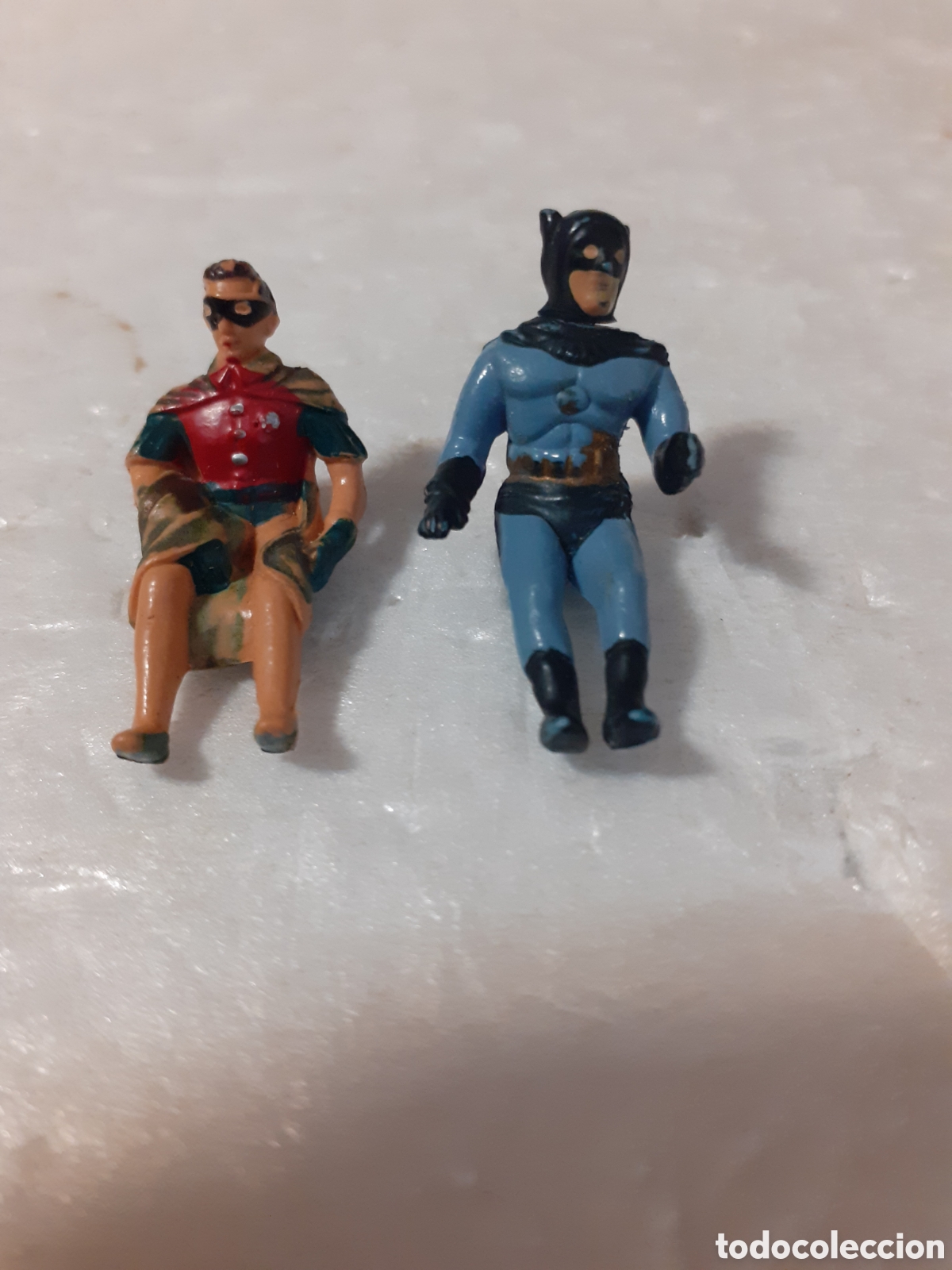 Coches a escala: FIGURAS BATMAN Y ROBIN COCHE DE CORGI TOYS DIFICILES ORIGINALES