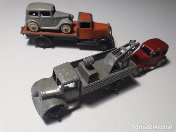 Coches a escala: Conjunto Dinky Toys A&ntilde;os 1930's Pre War Muy raro England Meccano 100% ORIGINAL
