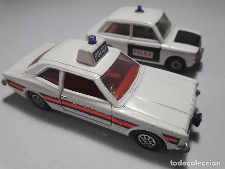 Coches a escala: Pareja Corgi Toys Policia Clasicos 1960' s Ford cortina y Sunbeam. Original 100%