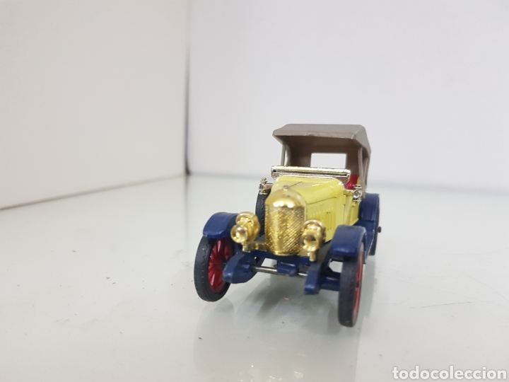 Coches a escala: Dinky Toys 1913 Morris Oxford 9 cm x 3 cm amarillo y azul bicolor - Foto 3 - 156848164