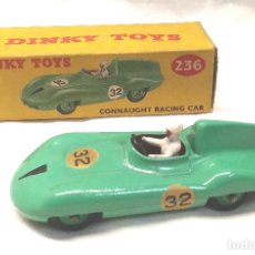 Coches a escala: CONNAUGHT RACING CAR COCHE CARRERAS DE DINKY TOYS AÑO 1956, MADE IN ENGLAND REF. 236