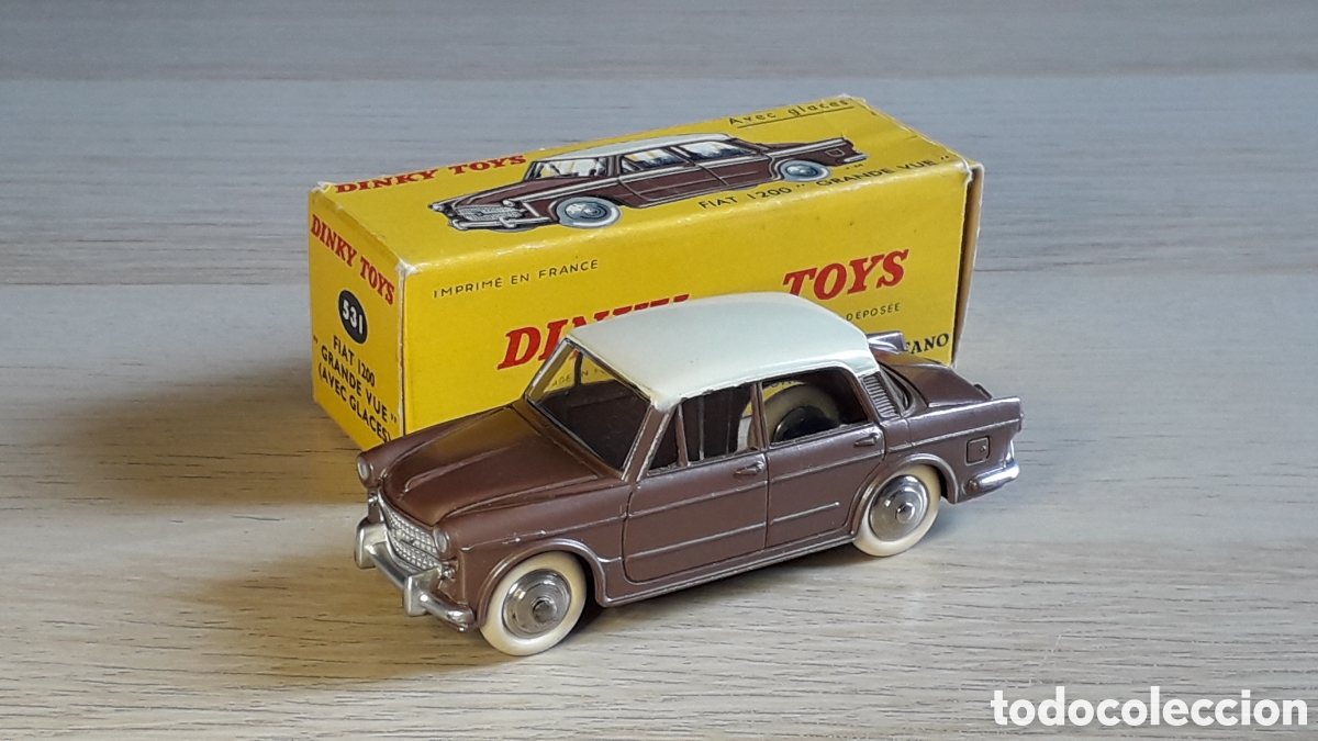 Dinky Atlas Toys #531 Fiat 1200 Grande Vue avec glaces Mint in VG Box | UK