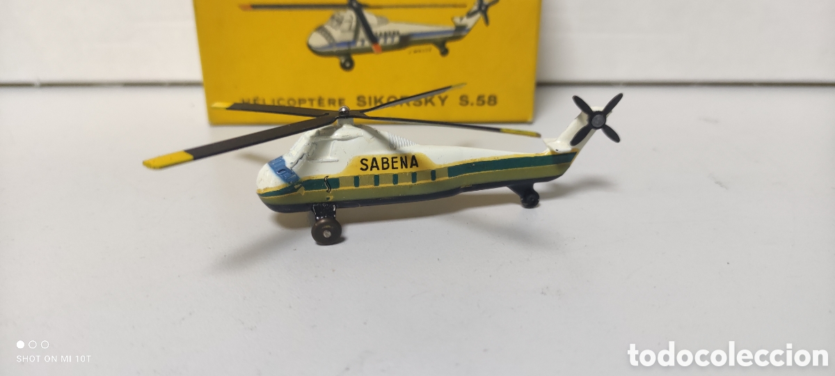 Coches a escala: HELIC&Oacute;PTERO SIKORSKY S.58 DINKY TOYS MECCANO