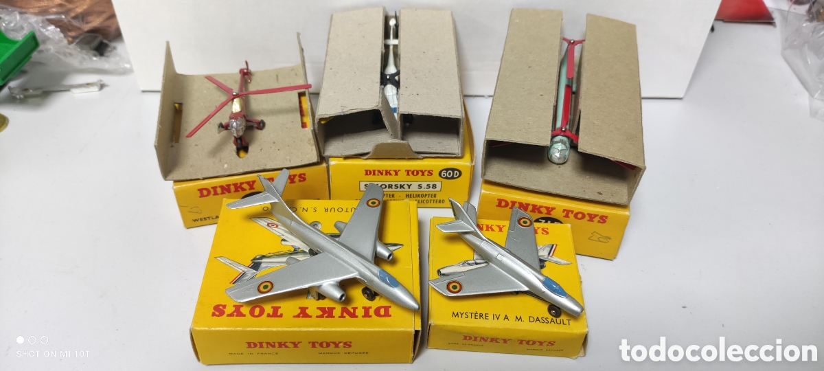 Coches a escala: LOTE AVIONES DINKY TOYS NUEVOS CON CAJA