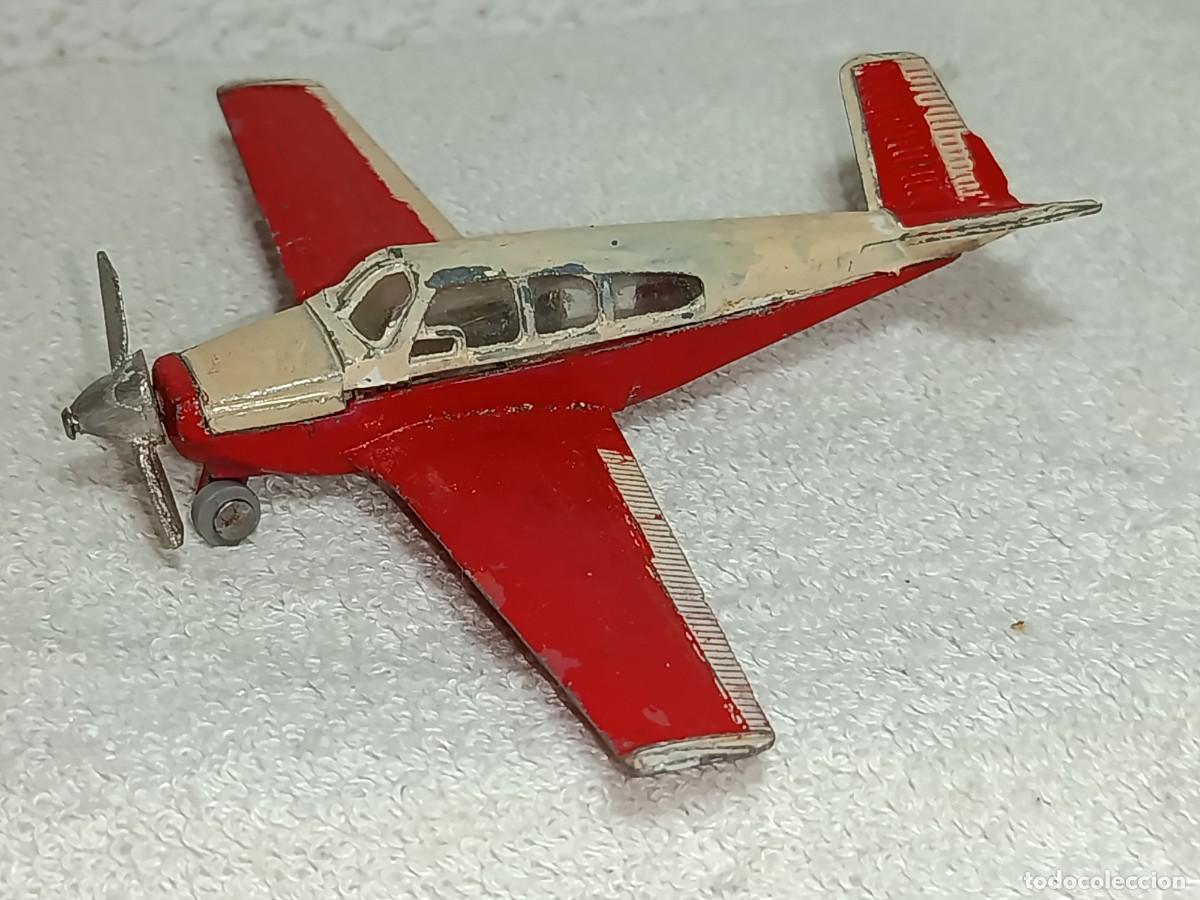 Coches a escala: DINKY TOYS : ANTIGUO AVION N&ordm; 710 AVIONETA BEECHCRAFT S 35 BONANZA MECCANO MADE IN ENGLAND A&Ntilde;OS 60
