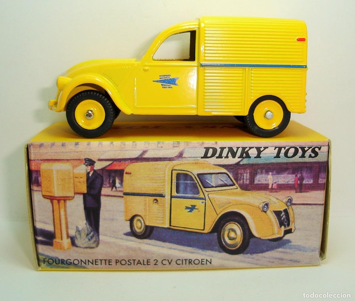 Coches a escala: CITROEN 2CV FURGONETA DINKY TOYS ATLAS ESCALA 1:43
