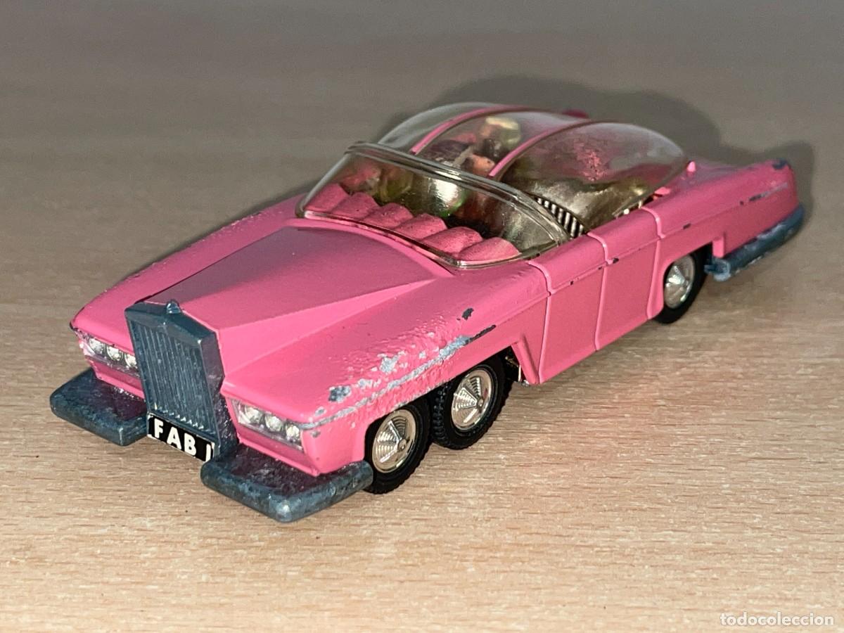 Coches a escala: 39- Dinky Toys Lady Penelope's FAB 1 Thunderbirds Made in England Meccano LTD Ref. 100 a&ntilde;os 60