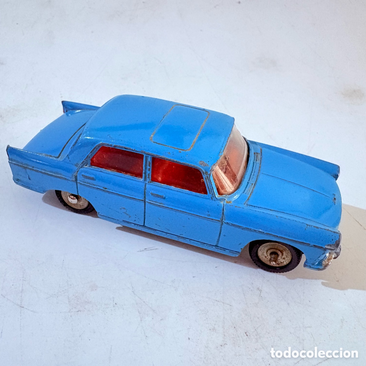 Coches a escala: coche peugeot 404 dinky toys escala 1/43 mecanno ref 553 azul claro