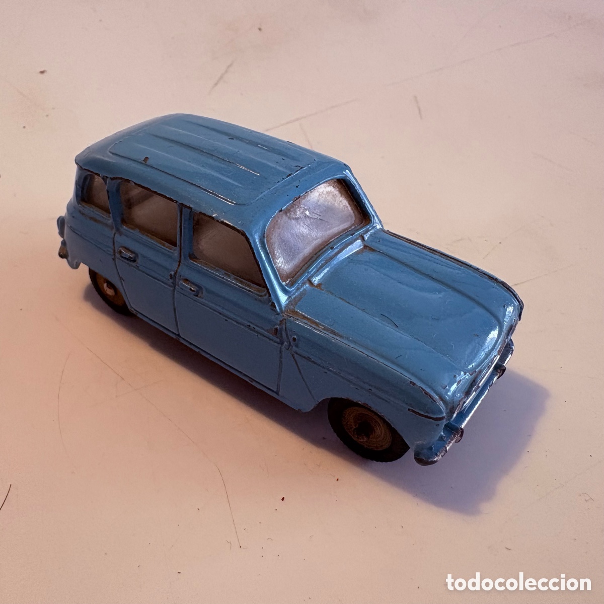 Coches a escala: coche renault 4L dinky toys escala 1/43 mecanno ref 518 azul claro 4 L poch
