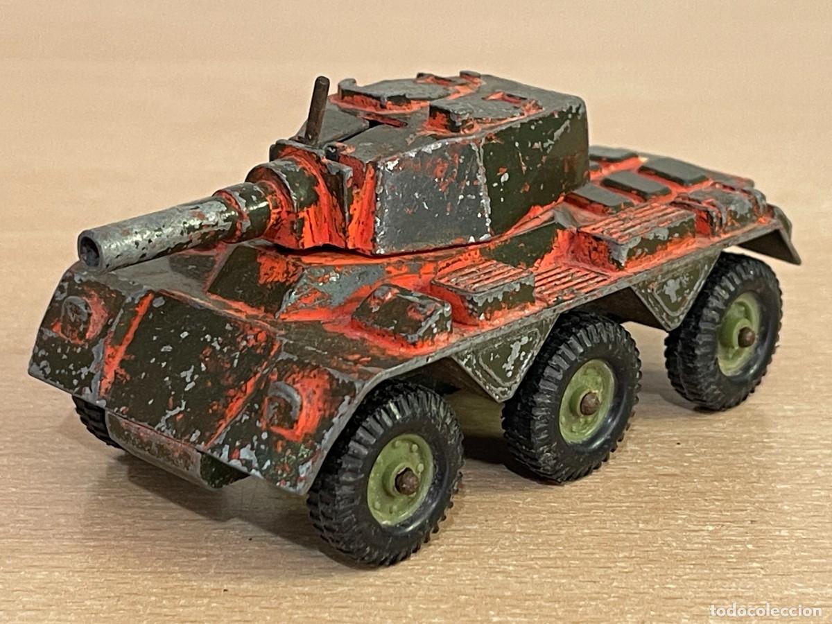 Coches a escala: 324- Crescent Toy Tanqueta Saladin Armoured Car Patrol vehicle Ref. 1263 a&ntilde;os 60 tank blindado