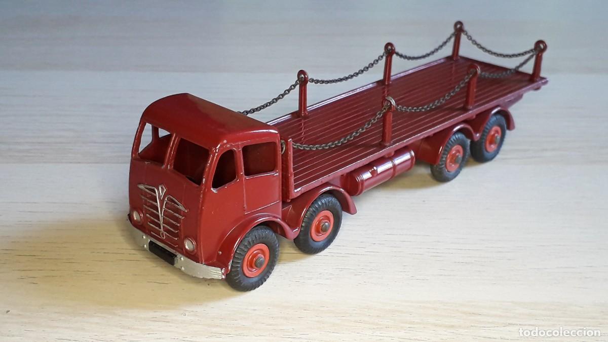 Coches a escala: Cami&oacute;n Foden cadenas # 905, metal esc. 1/43, Dinky Toys Meccano England, original a&ntilde;os 50-60.