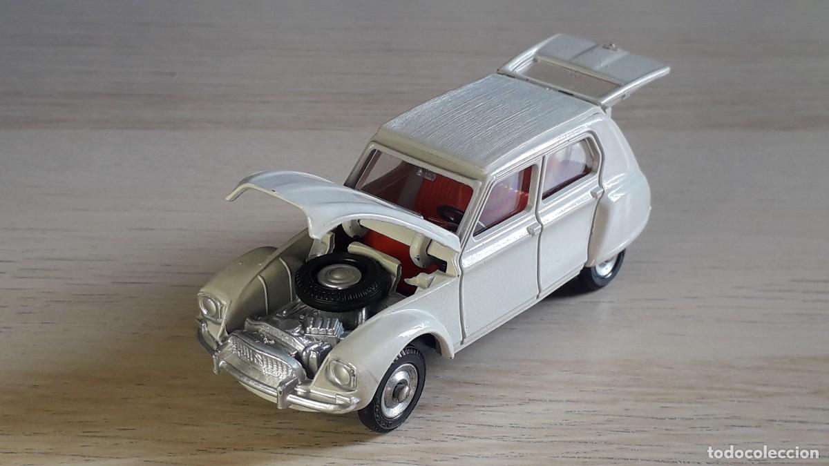 Coches a escala: Citro&euml;n Dyane 6 # 1413, metal esc. 1/43, Dinky Toys Meccano France *made in Spain* original a&ntilde;os 70.