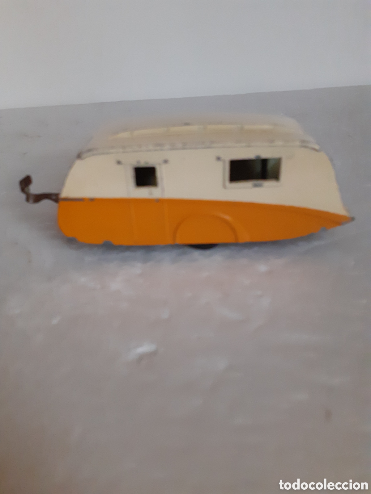 Coches a escala: DINY TOYS ANTIGUA CARAVANA BICOLOR