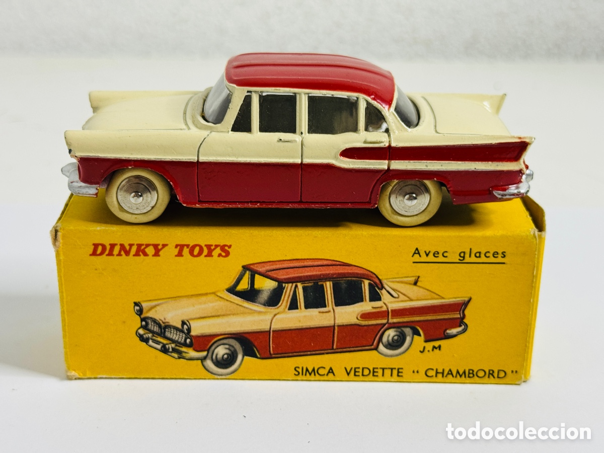 Coches a escala: Simca Vedette Chambord Dinky Toys 1/43 Meccano France Original &Eacute;poca
