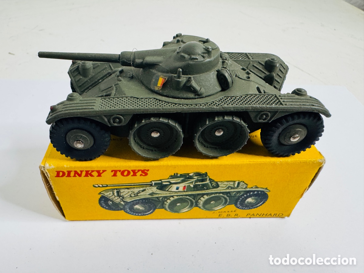 Coches a escala: tanque blindado Panhard EBR de Dinky Toys, posiblemente la referencia 80A