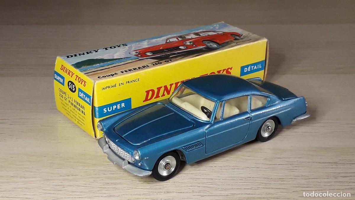 Modellautos: Ferrari 250 GT Coup&eacute; Pininfarina # 515, metal esc. 1/43, Dinky Toys Meccano France, original a&ntilde;os 60
