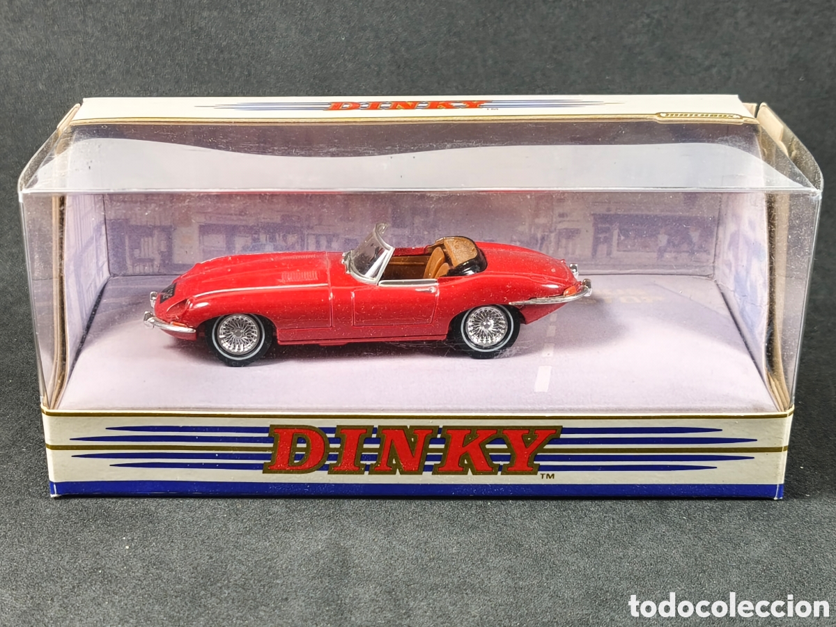 Coches a escala: 1968 Jaguar E Type cabriolet de Dinky Toys DY-18 matchbox 1/43
