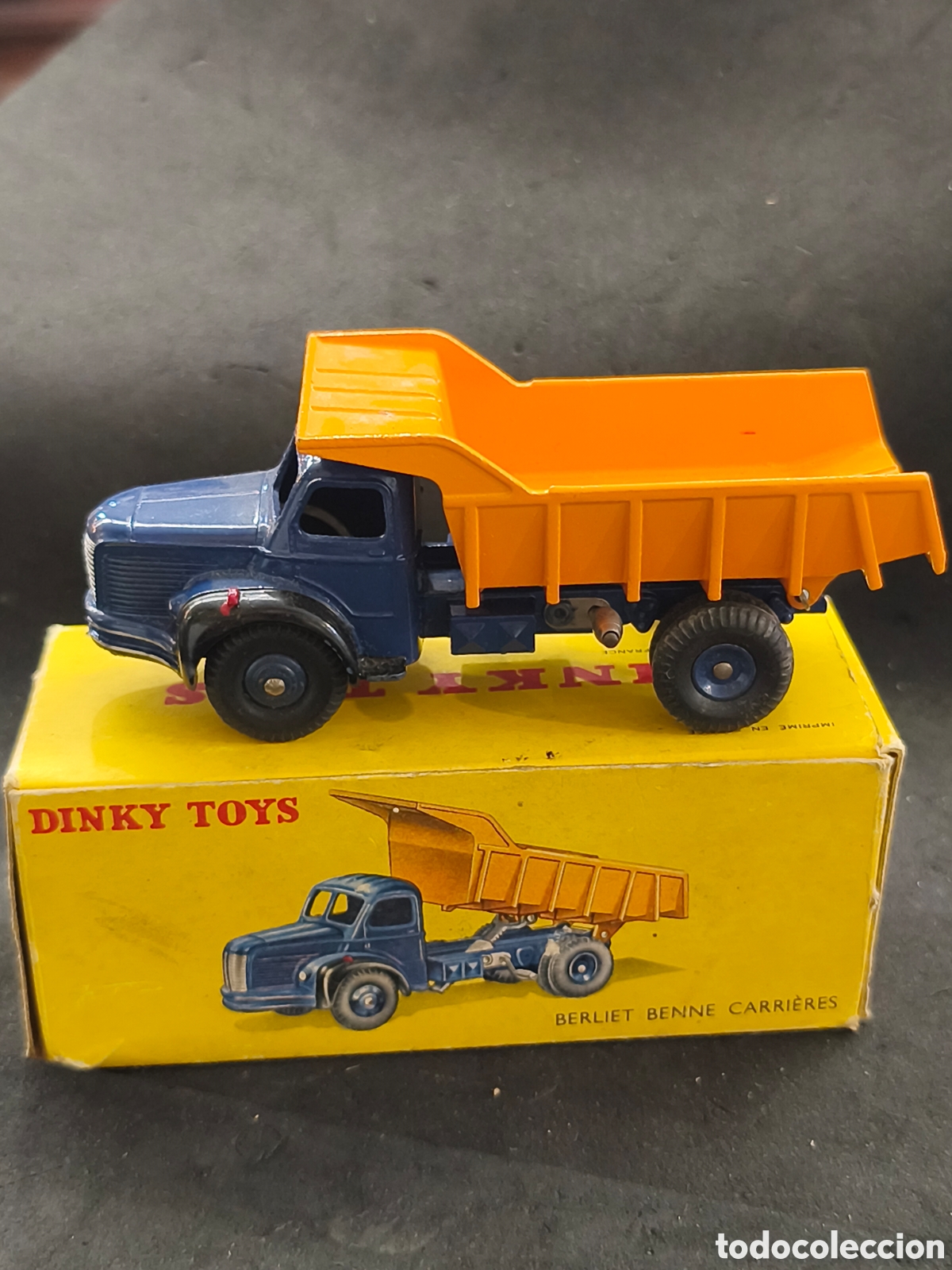 Coches a escala: DINKY TOYS. MODELO 34A. BERLIET BENE CARRIERES. CAJA ORIGINAL.