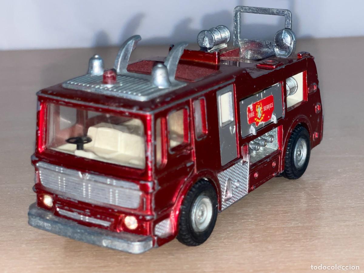 Coches a escala: Dinky Toys Meccano Cami&oacute;n Bomberos Merryweather Marquis Fire Tender Made in England Ref. 285 a&ntilde;os 70