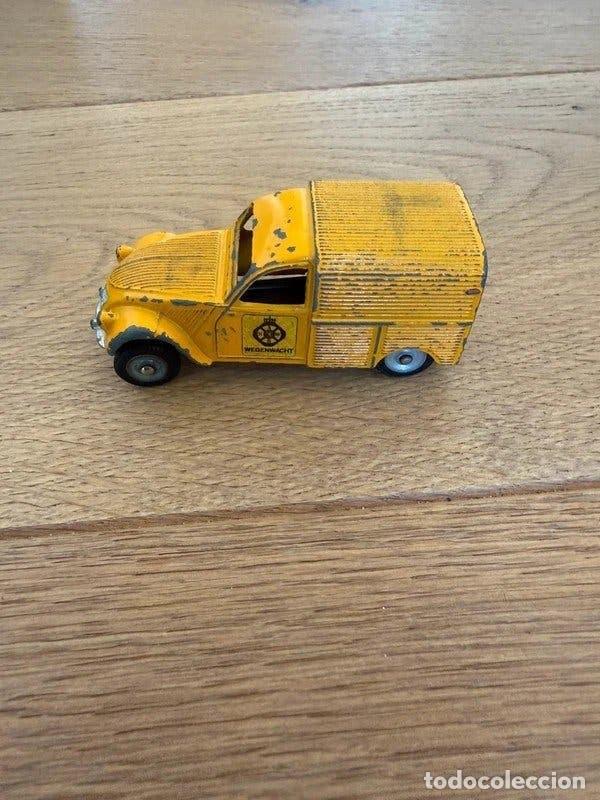 Coches a escala: Dinky Toys France Citro&euml;n 2CV furgoneta Wegenwacht ANWB ref. 562 vintage
