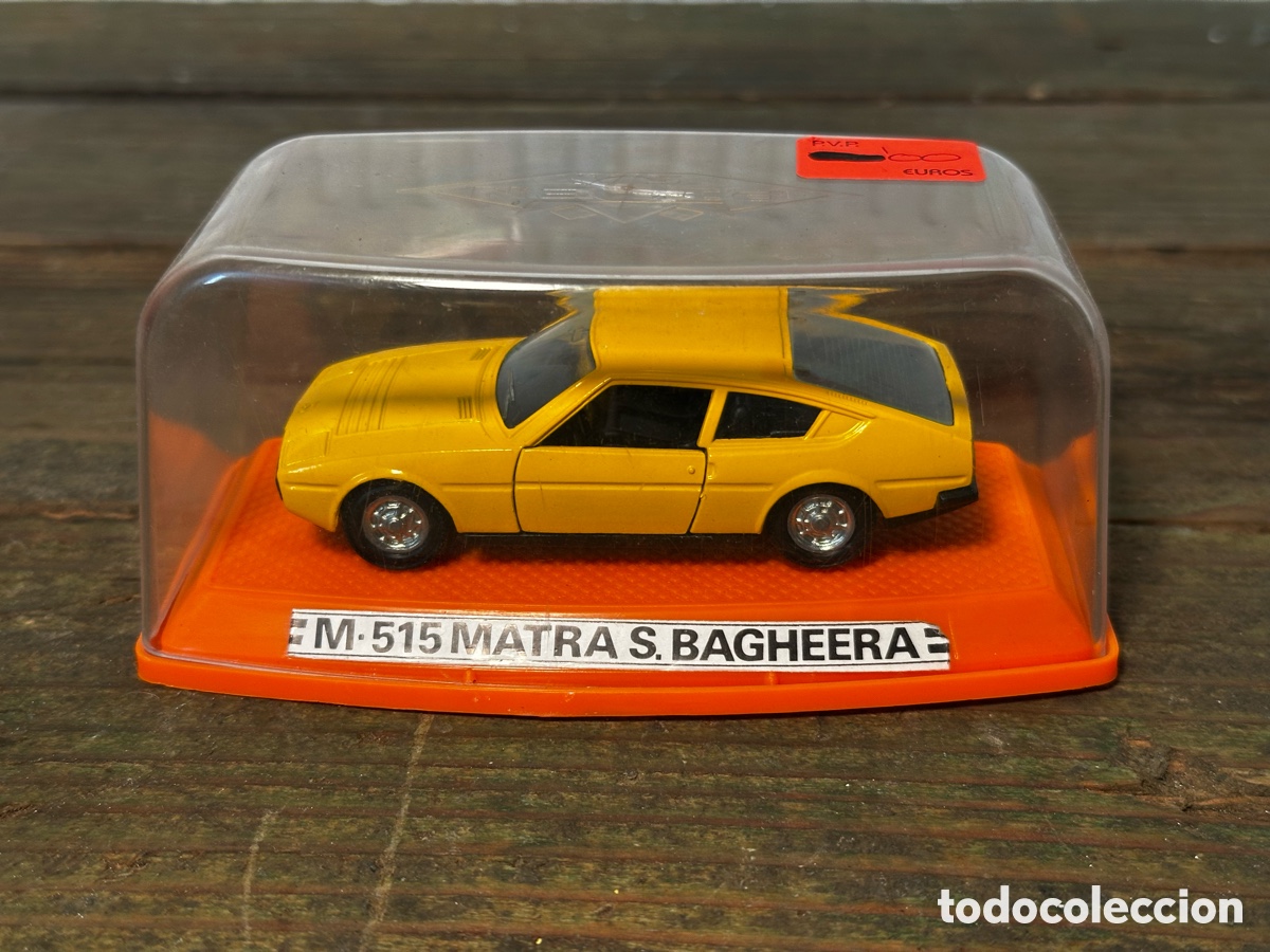 Coches a escala: Matra Simca Bagheera ref. 515, metal esc 1/43, Pilen Ibi made in Spain, original a&ntilde;os 70-80. Nuevo.