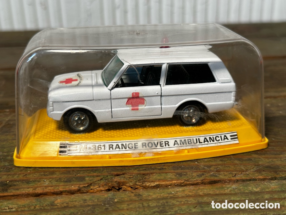 Coches a escala: RANGE ROVER AMBULANCIA DE PILEN 1/43. NUEVO EN SU CAJA. DE JUGUETER&Iacute;A.