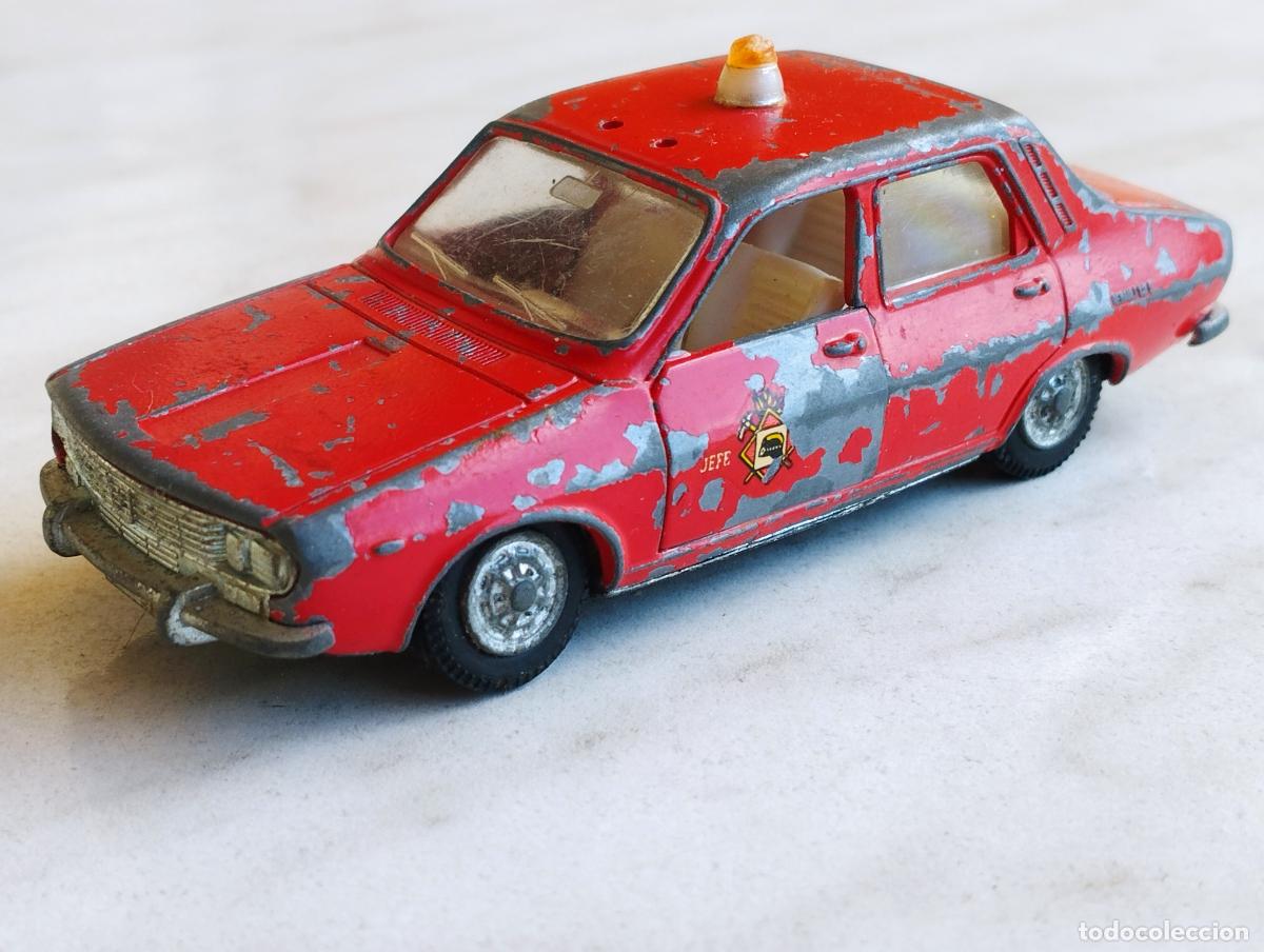Coches a escala: RENAULT 12 S JEFE DE BOMBEROS DE PILEN ESCALA 1,43