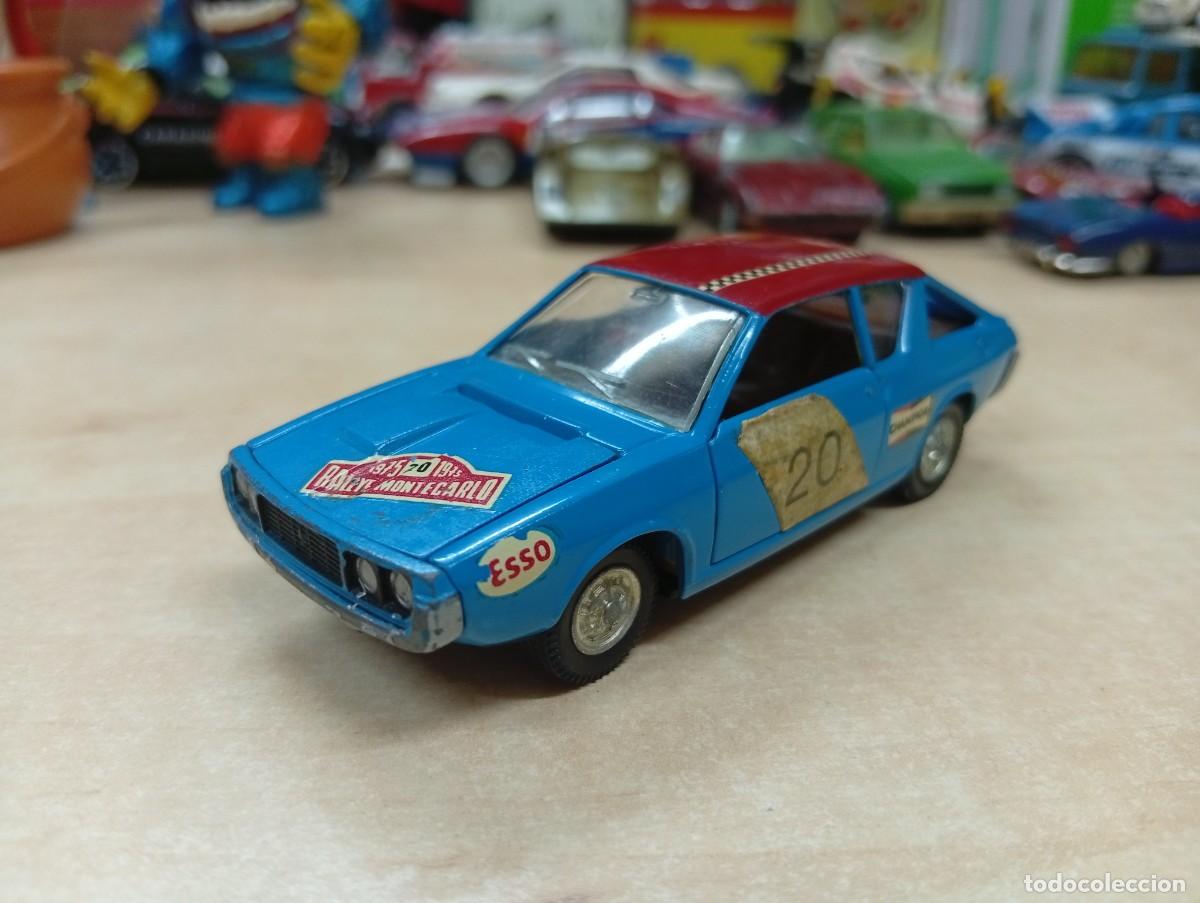 Coches a escala: Pilen. Auto Pilen. Renault 17 Rallye Montecarlo.Espa&ntilde;a a&ntilde;os 70 , con faltas.
