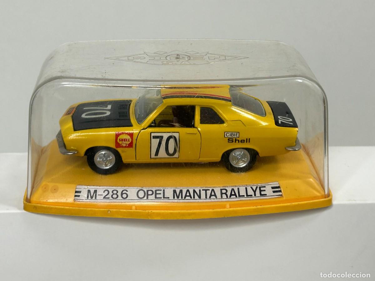 Coches a escala: COCHE OPEL MANTA RALLYE M-286 PILEN CON SU CAJA