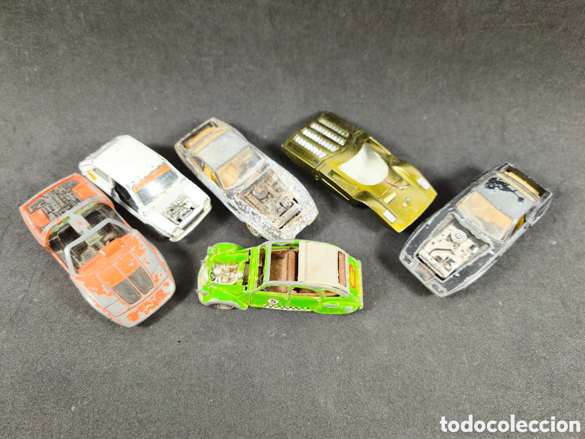 Coches a escala: Lote Auto-Pilen para piezas o restaurar Seat 127 Citro&euml;n 2CV mercedes Ferrari 512 coche Kitt