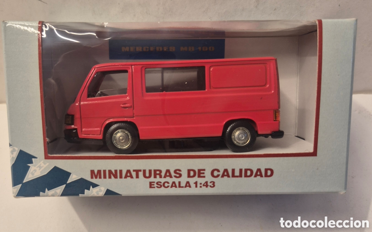 Voitures &agrave; l'&eacute;chelle: PILEN COLLECTION MERCEDES MB 100 FURG&Oacute;N ROJO, 1:43 NUEVO