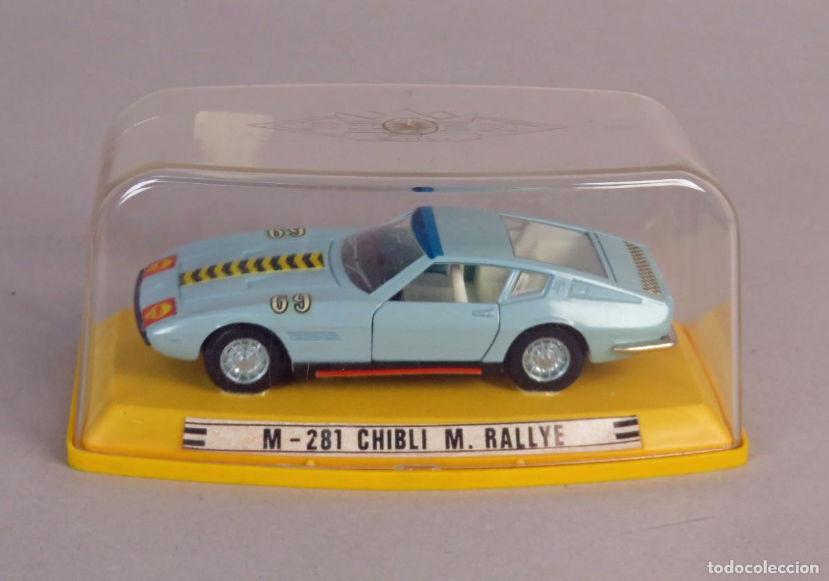 Coches a escala: Ghibli Maserati Rallye Auto Pilen 1/43 Made in Spain con caja