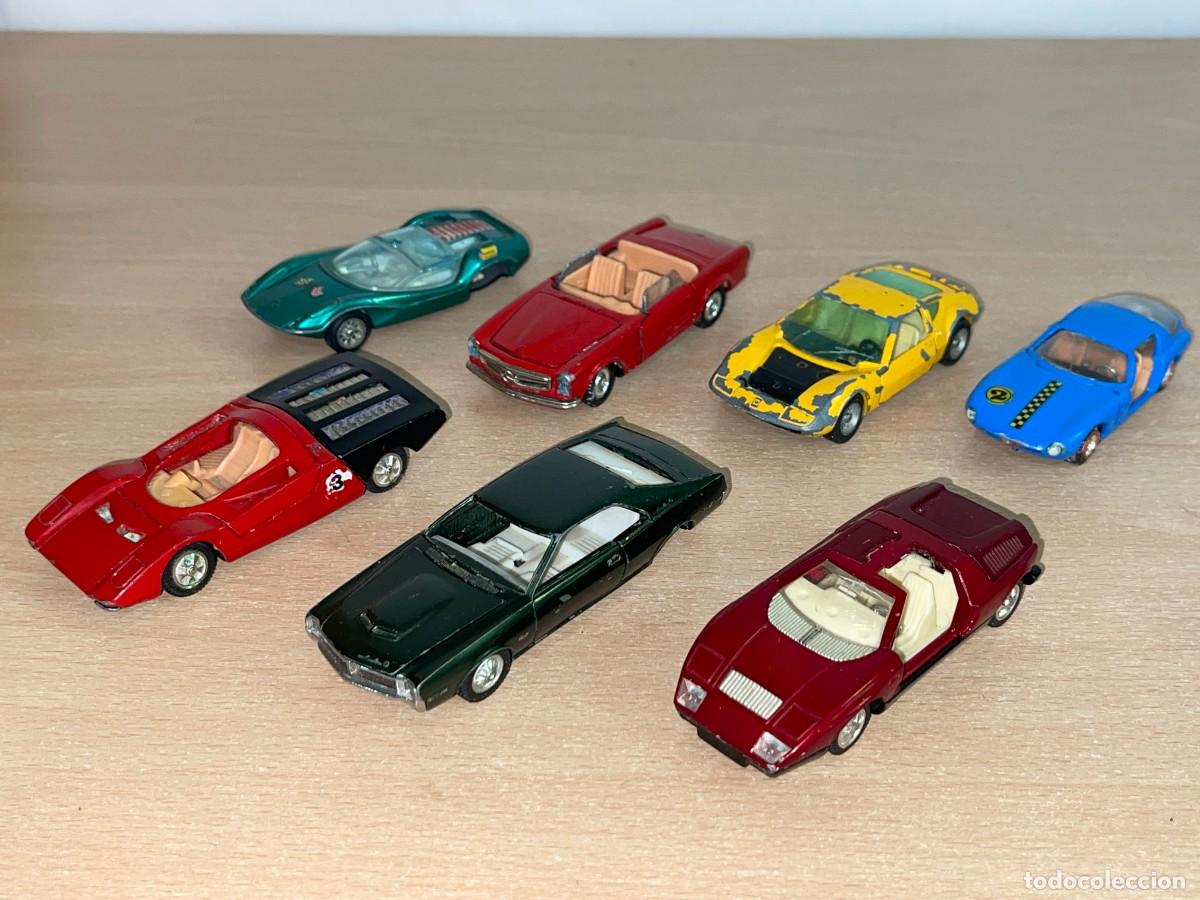 Coches a escala: Auto Pilen Joal LOTE 7 COCHES para desguazar o restaurar 1/43 Made in Spain a&ntilde;os 70 die-cast metal