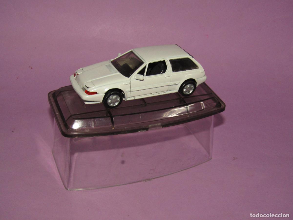 Coches a escala: Antiguo VOLVO 480 Turbo en Escala 1/43 de PILEN para AHC Models Made in Spain del A&ntilde;o 1988