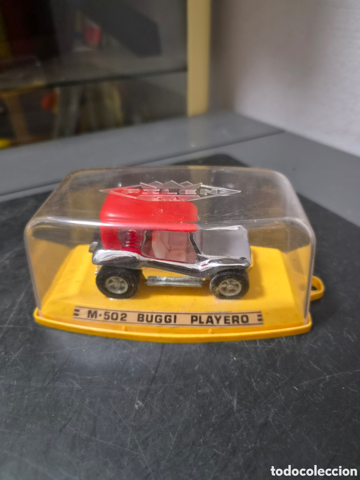 Model Cars: ANTIGUO PILEN M.502 BUGGI PLAYERO EN CAJA ORIGINAL GRANDISIMO ESTADO DE CONSERVACI&Oacute;N 1:43
