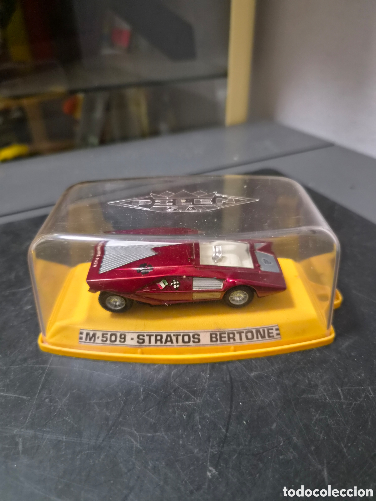Coches a escala: ANTIGUO PILEN M.509 STRATOS BERTONE ORIGINAL EN CAJA GRANDISIMO ESTADO DE CONSERVACI&Oacute;N 1:43