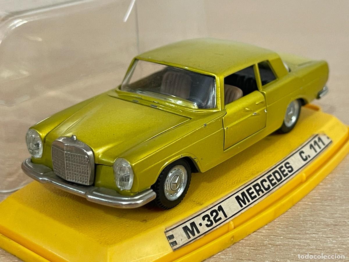 Modellautos: 20- Auto Pilen antiguo coche MERCEDES 250 Coupe Mod. 305 1:43 Made in Spain die-cast metal a&ntilde;os 70