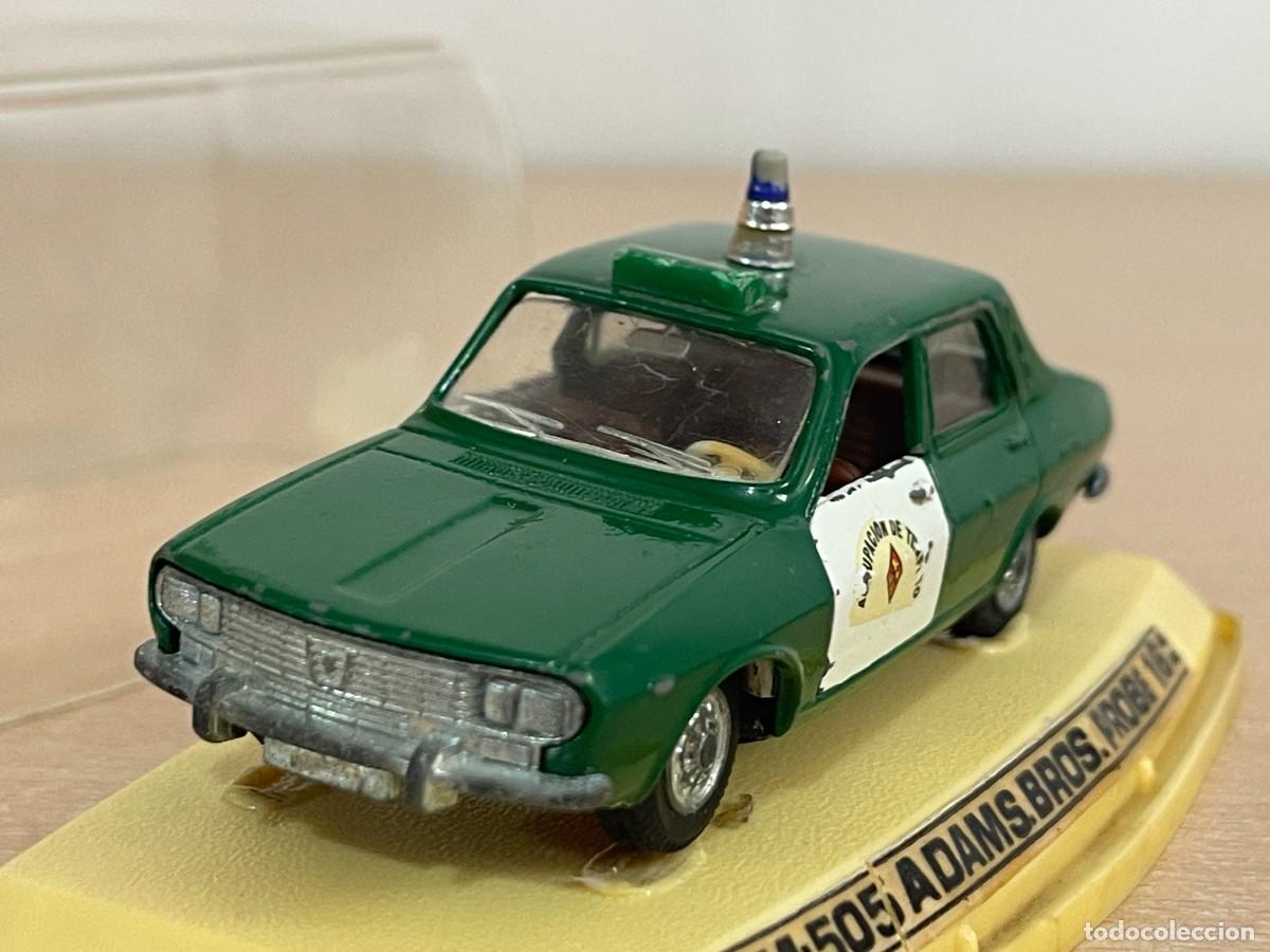 Model Cars: 22- Auto Pilen antiguo coche RENAULT 12-S Guardia Civil Mod. 503 1:43 Made in Spain die-cast a&ntilde;os 70