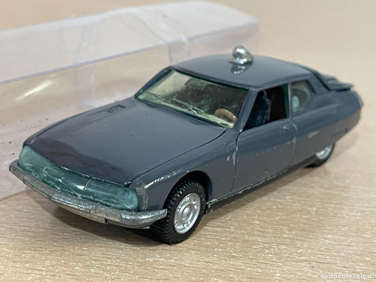 Carros em escala: 41- Auto Pilen antiguo coche CITRO&Euml;N SM gris Mod. 339 1:43 Made in Spain die-cast metal car a&ntilde;os 80