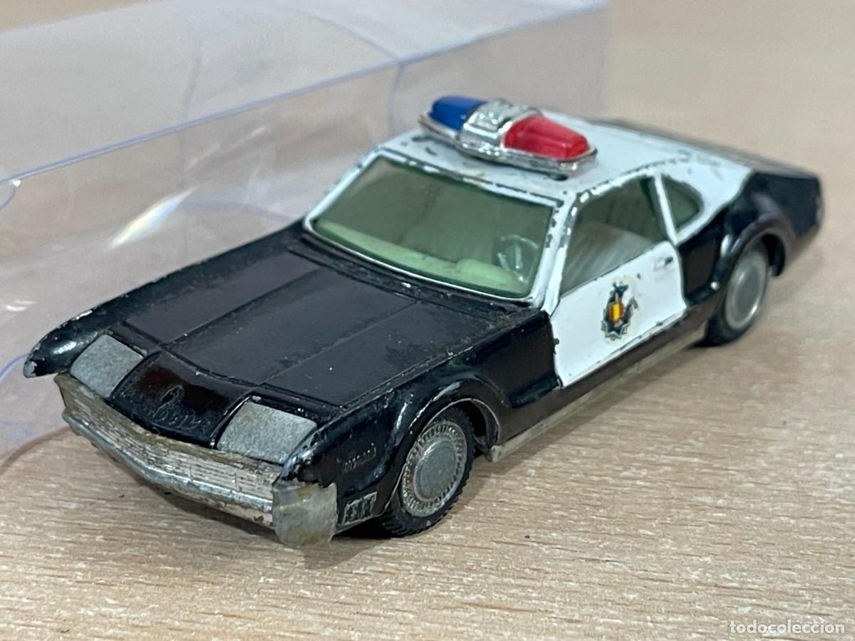 Carros em escala: 45- Auto Pilen antiguo coche OLDSMOBILE TORONADO Polic&iacute;a Mod 307 1:43 Made in Spain die-cast a&ntilde;os 70