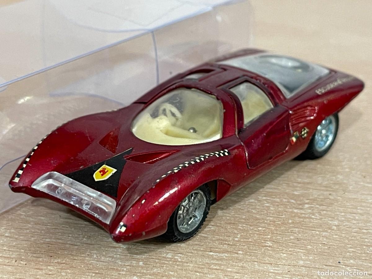 Carros em escala: 47- Auto Pilen antiguo coche FERRARI P.5 Berlineta Mod. 309 1:43 Made in Spain die-cast a&ntilde;os 70 P5