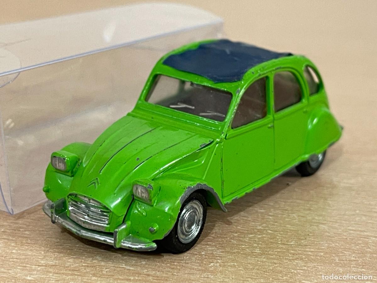 Model Cars: 53- Auto Pilen antiguo coche CITRO&Euml;N 2CV 2 CV verde Mod. 511 1:43 Made in Spain die-cast a&ntilde;os 70