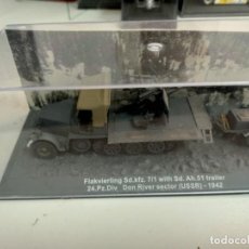 Coches a escala: X FLAKVIERLING SD KFZ 7/1 WITHSD AH 51 TRAILER 24 PZ DIV. DON RIVER SECTOR (USSR) 1942. Lote 274243258