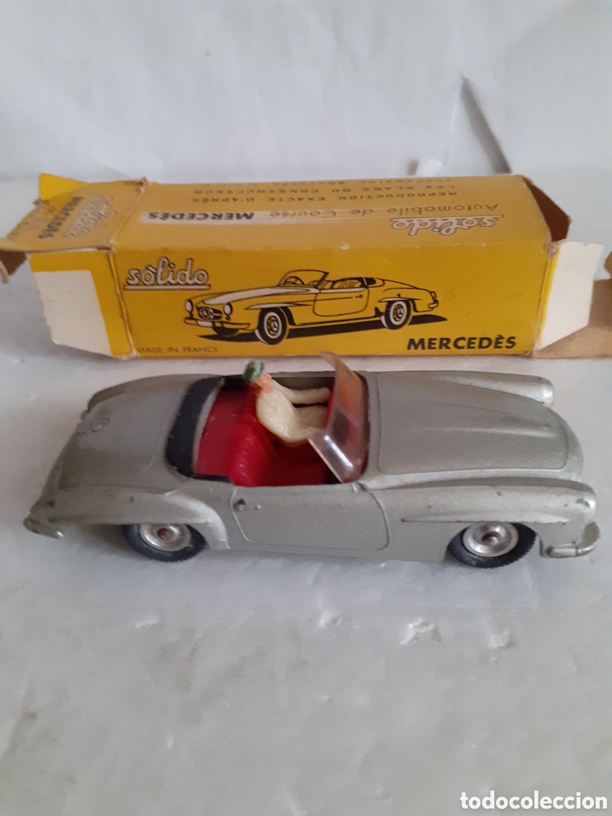 solido antiguo mercedes 190 sl en caja - Compra venta en todocoleccion