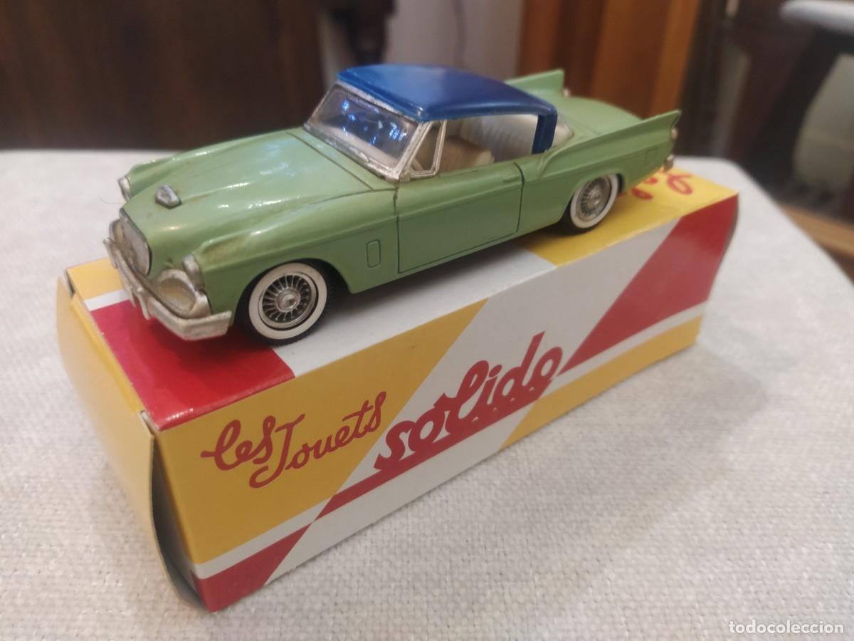 Coches a escala: Studebaker 1957 Silver Hawk 1:43 de Solido. Les Jouets. Coches Inolvidables. Salvat. Con caja.
