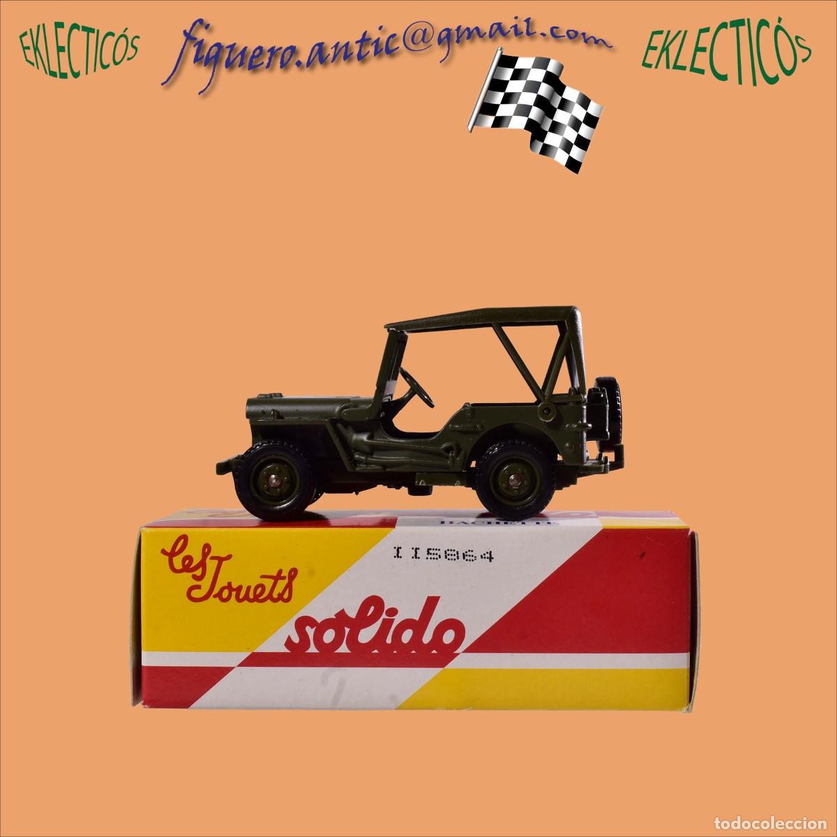 Coches a escala: JEEP WILLYS MARCA SOLIDO. HACHETTE FRANCIA