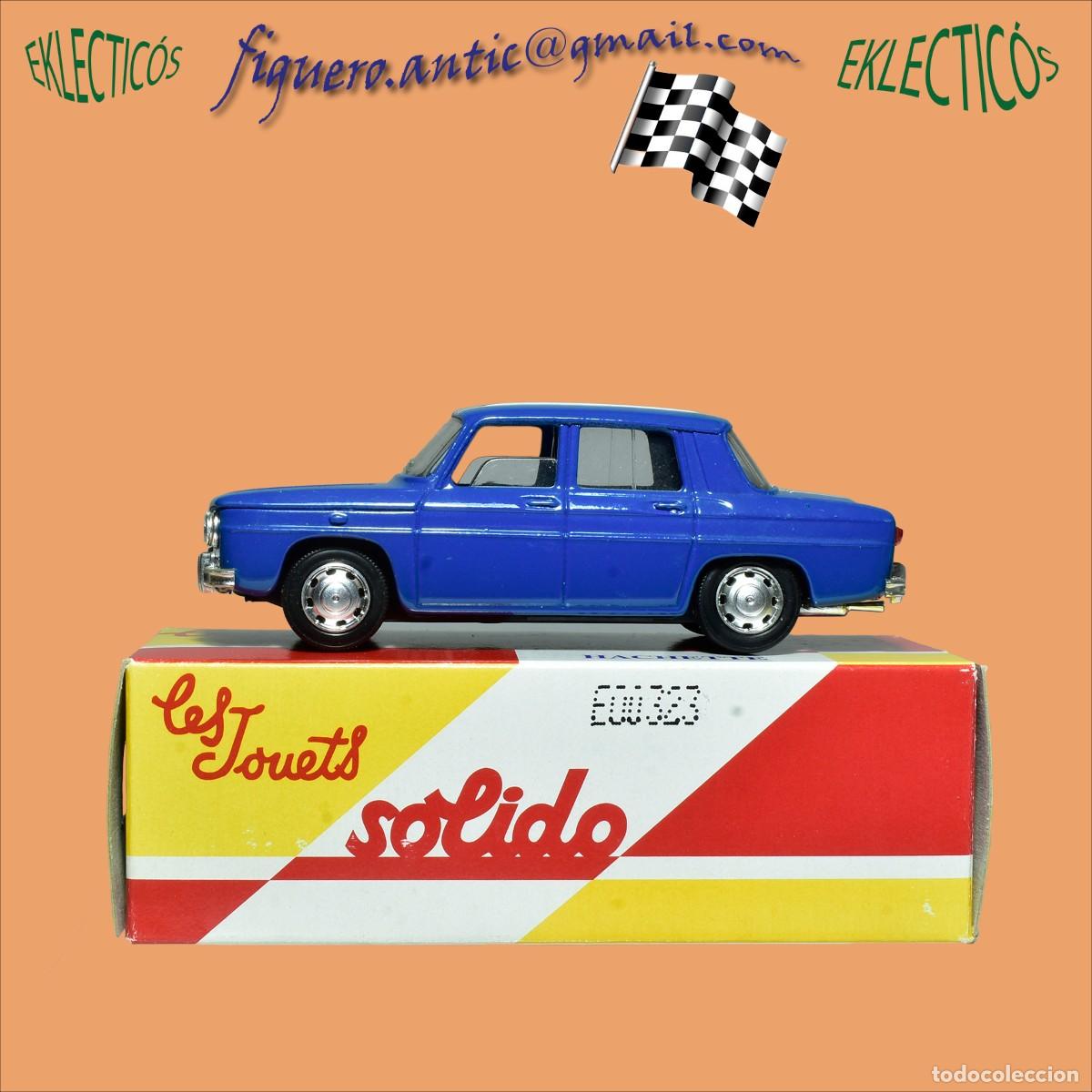 Coches a escala: RENAULT 8 MARCA SOLIDO. HACHETTE FRANCIA