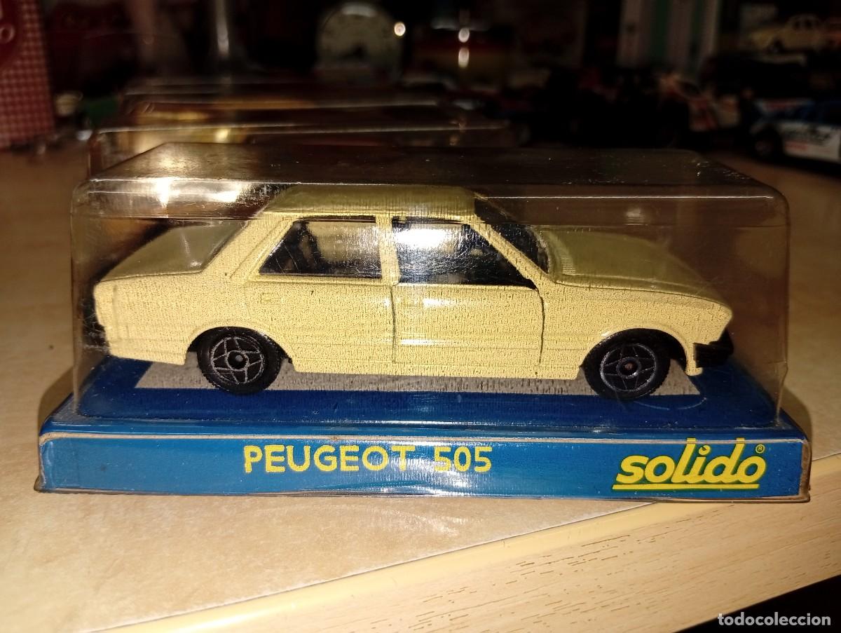 Coches a escala: Peugeot 505. Solido France a&ntilde;os 80.Esc 1/43
